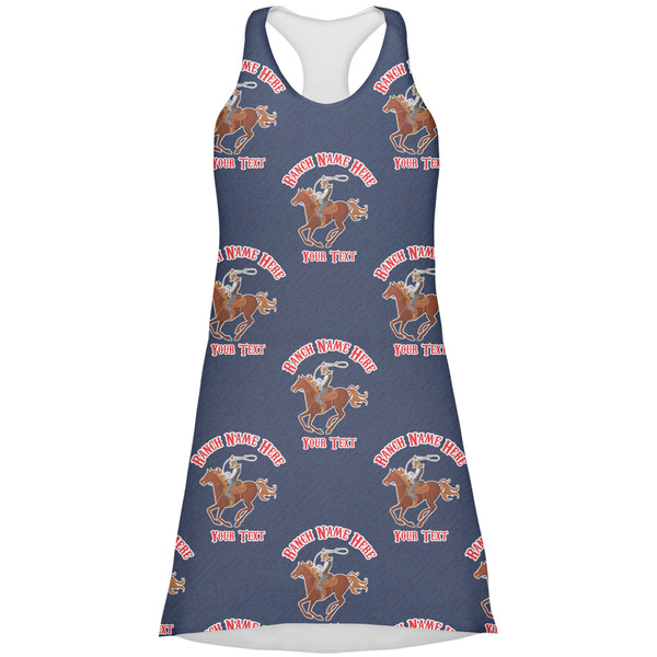 Custom Western Ranch Racerback Dress - X Small (Personalized)