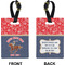 Western Ranch Rectangle Luggage Tag (Front + Back)