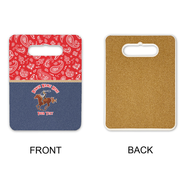 Western Ranch Rectangle Trivet with Handle - APPROVAL