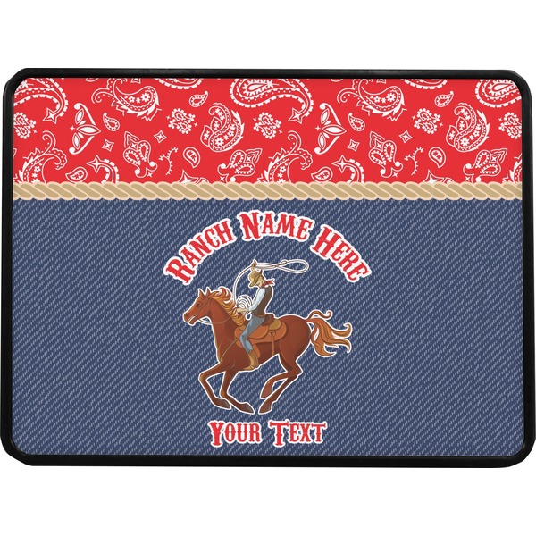 Western Ranch Rectangular Car Hitch Cover w/ FRP Insert