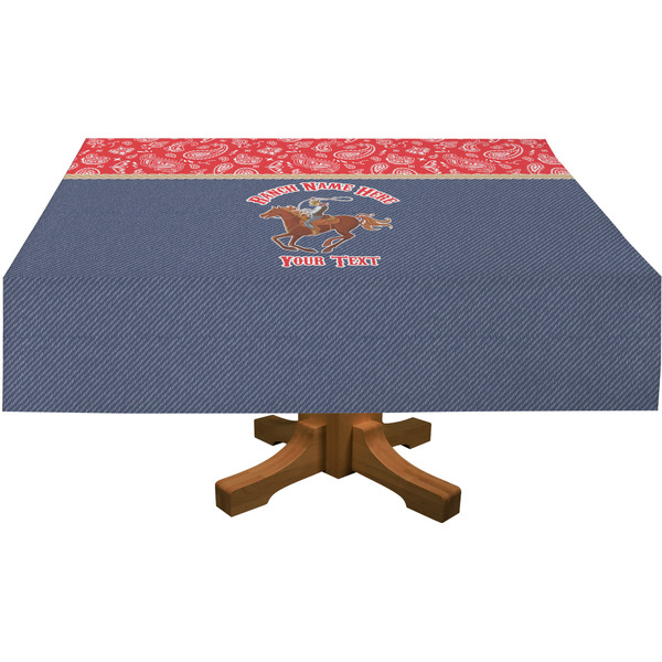 Western Ranch Rectangular Tablecloths (Personalized)