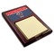 Western Ranch Red Mahogany Sticky Note Holder - Angle