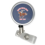 Western Ranch Retractable Badge Reel (Personalized)