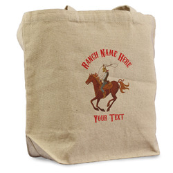 Western Ranch Reusable Cotton Grocery Bag (Personalized)