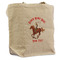 Western Ranch Reusable Cotton Grocery Bag - Front View