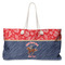 Western Ranch Large Rope Tote Bag - Front View