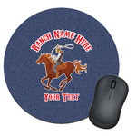 Western Ranch Round Mouse Pad (Personalized)