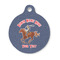 Western Ranch Round Pet Tag