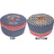 Western Ranch Round Pouf Ottoman (Top and Bottom)