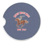 Western Ranch Sandstone Car Coaster - Single (Personalized)