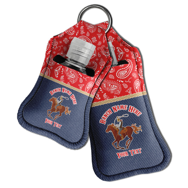 Western Ranch Sanitizer Holder Keychain - Both in Case (PARENT)