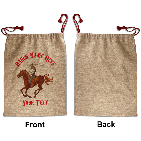 Western Ranch Santa Bag - Approval - Front