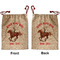 Western Ranch Santa Sack - Front & Back (Personalized)