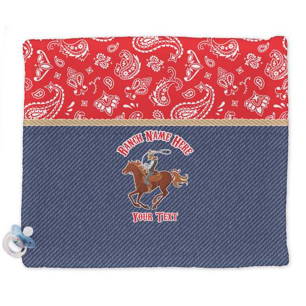 Custom Western Ranch Security Blanket - Single Sided (Personalized)