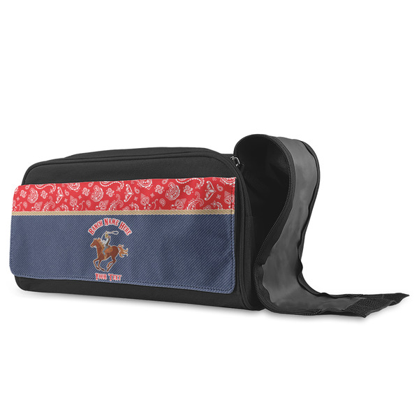 Western Ranch Shoe Bags - ANGLE (Open)