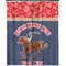 Western Ranch Extra Long Shower Curtain - 70"x84" (Personalized)