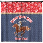 Western Ranch Shower Curtain (Personalized)