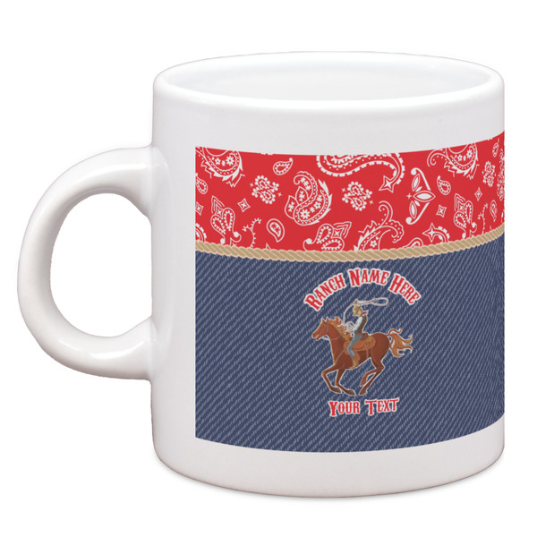 Custom Western Ranch Espresso Cup (Personalized)