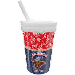 Western Ranch Sippy Cup with Straw (Personalized)