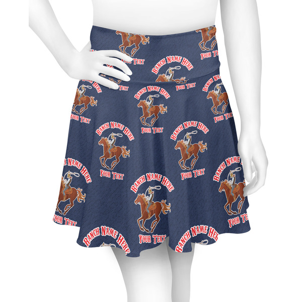 Custom Western Ranch Skater Skirt - Large (Personalized)