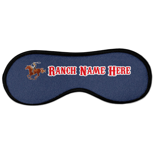 Custom Western Ranch Sleeping Eye Masks - Large (Personalized)