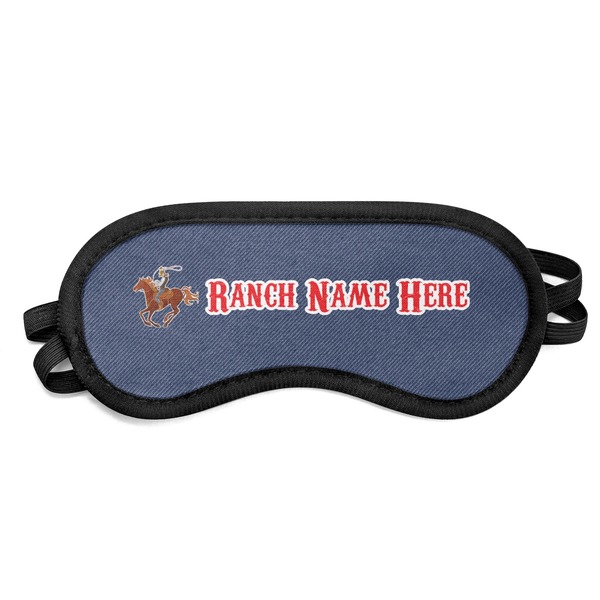 Custom Western Ranch Sleeping Eye Mask - Small (Personalized)