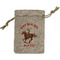 Western Ranch Small Burlap Gift Bag - Front
