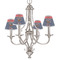 Western Ranch Small Chandelier Shade - LIFESTYLE (on chandelier)