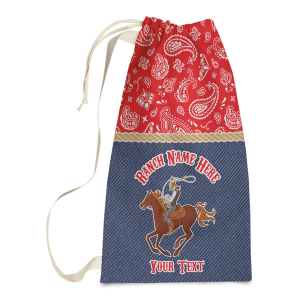Custom Western Ranch Laundry Bags - Small (Personalized)
