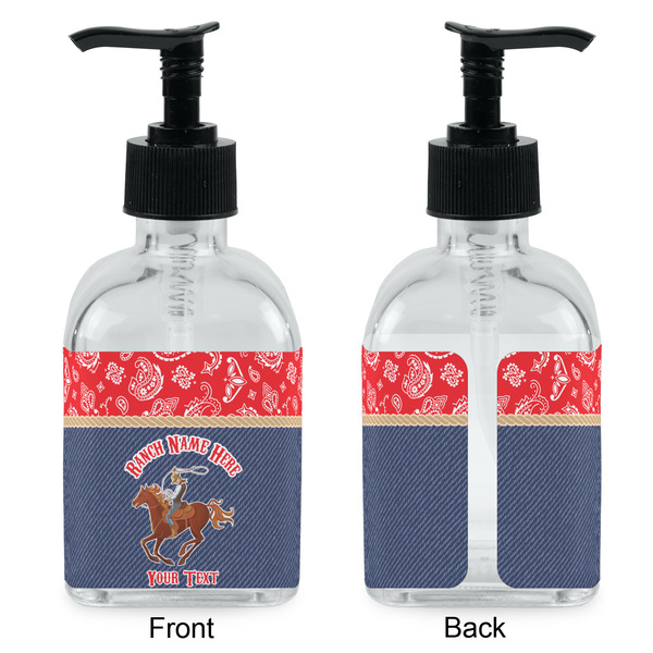 Western Ranch Glass Soap/Lotion Dispenser - Approval
