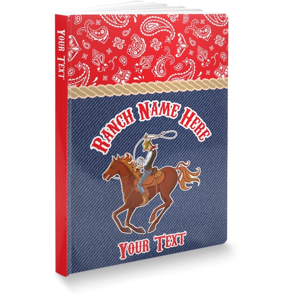 Custom Western Ranch Softbound Notebook - 7.25" x 10" (Personalized)