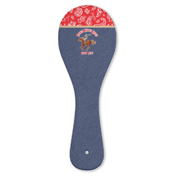 Western Ranch Ceramic Spoon Rest (Personalized)
