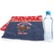 Western Ranch Sports Towel Folded with Water Bottle