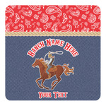 Western Ranch Square Decal - Small (Personalized)