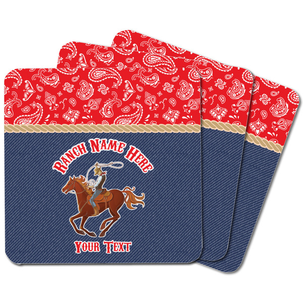 Western Ranch Square Fridge Magnet - MAIN