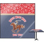 Western Ranch Square Table Top - 24" (Personalized)