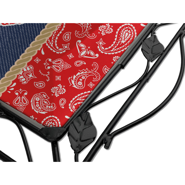 Western Ranch Square Trivet - Detail