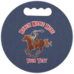 Western Ranch Stadium Cushion (Round) (Personalized)