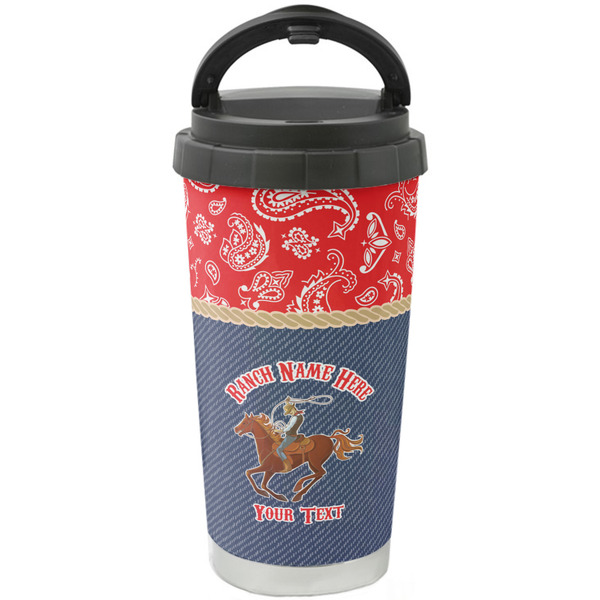 Custom Western Ranch Stainless Steel Coffee Tumbler (Personalized)