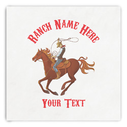 Western Ranch Paper Dinner Napkins (Personalized)