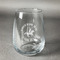 Western Ranch Stemless Wine Glass - Front/Approval