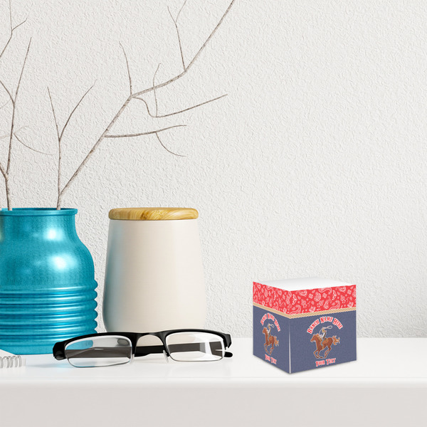 Western Ranch Sticky Note Cube - LIFESTYLE