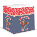 Western Ranch Sticky Note Cube (Personalized)