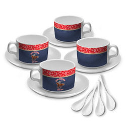 Western Ranch Tea Cup - Set of 4 (Personalized)