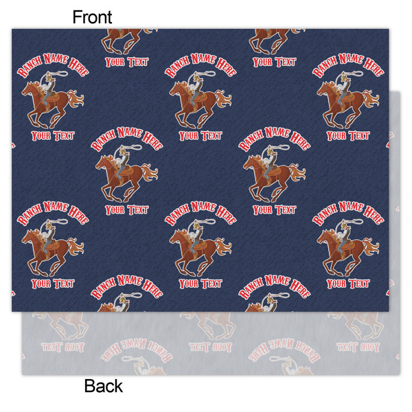 Western Ranch Tissue Paper - Heavyweight - Medium - Front & Back