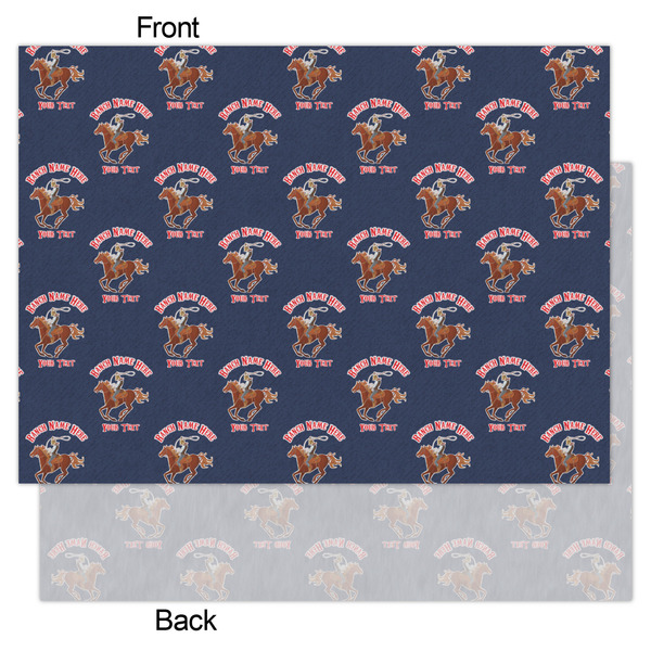 Western Ranch Tissue Paper - Lightweight - Large - Front & Back