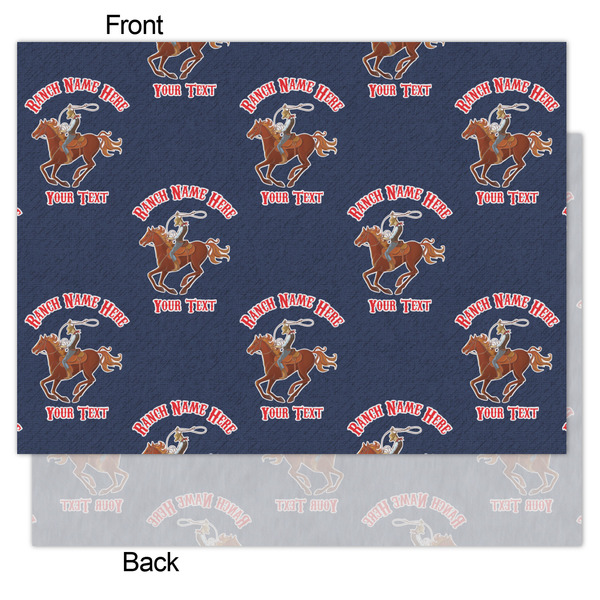Western Ranch Tissue Paper - Lightweight - Medium - Front & Back
