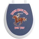 Western Ranch Toilet Seat Decal (Personalized)