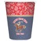 Western Ranch Trash Can White