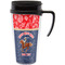 Western Ranch Travel Mug with Black Handle - Front